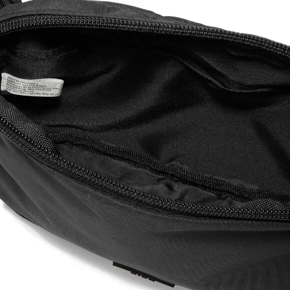 PINK VICTORIA'S SECRET Black Adjustable Belt Bag Zip Top Buckle Closure 4 Travel - Picture 3 of 5